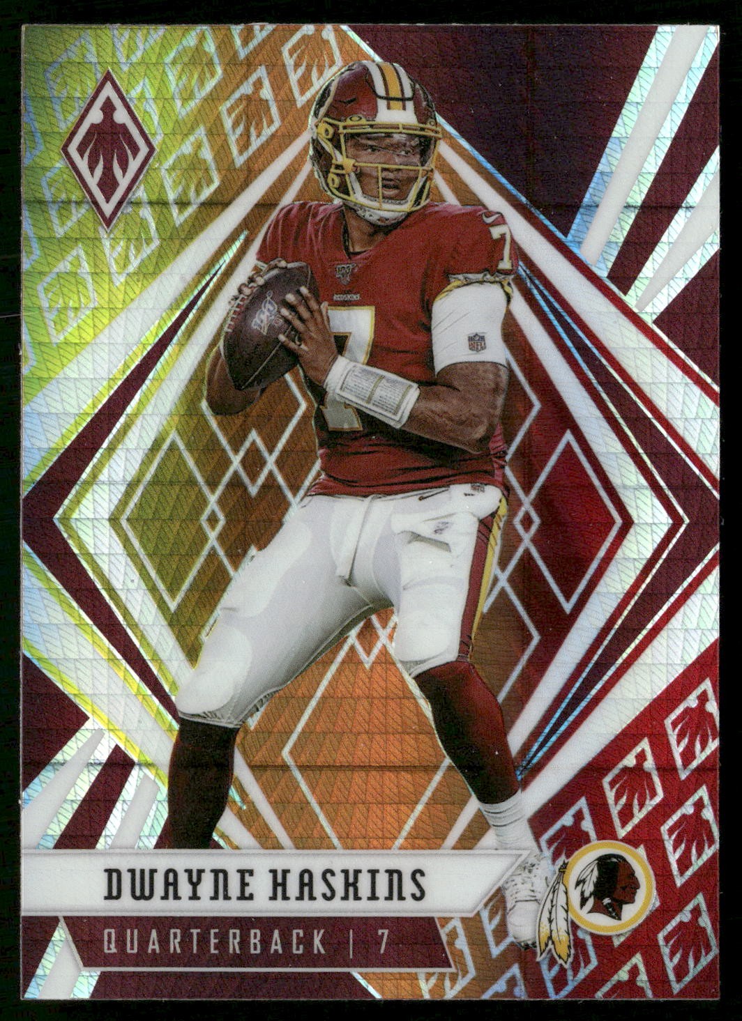 2020 Panini Phoenix #7 Dwayne Haskins Fire Burst