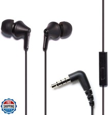 Panasonic ErgoFit Wired Earbuds With Microphone, 3.5mm Jack Wired Headphones