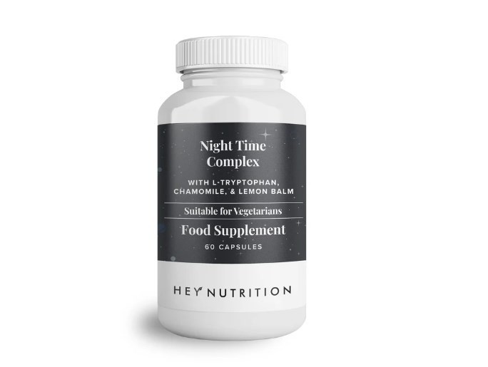 HEY NUTRITION - NIGHT TIME COMPLEX - FAST/TRACKED DELIVERY