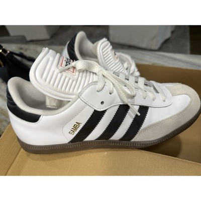 adidas Samba Indoor White Gum Soccer Unisex Size 8 1/2