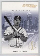 2005 Donruss Studio Proofs Gold 9/25 Rafael Furcal #32 fm0