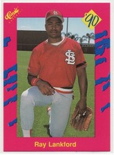 Ray Lankford 1990 Classic Update #29  Rookie Card  St. Louis Cardinals  #2. rookie card picture