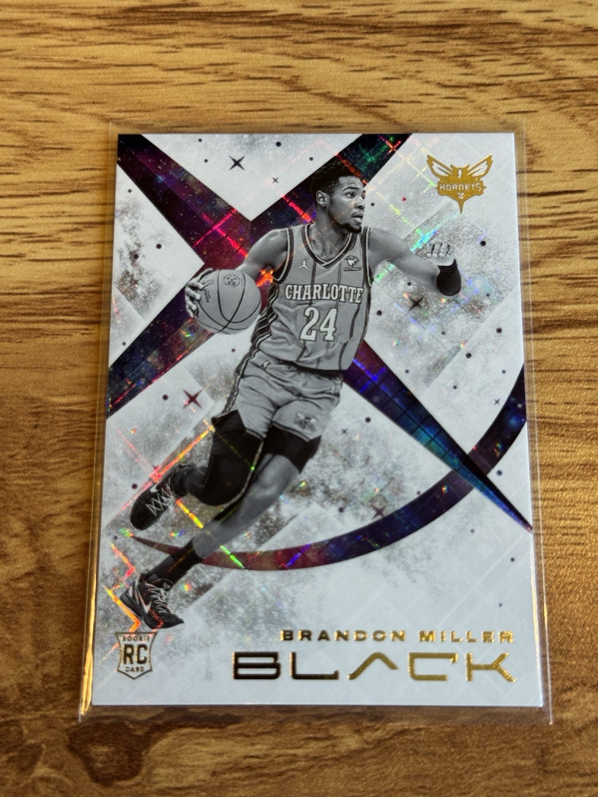 2023-24 Panini Black Brandon Miller Rookie White Night SSP Case Hit 