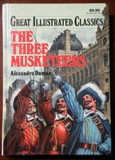 The Three Musketeers 1990 Alexandre Dumas Great Illustrated Classics HC Baronet