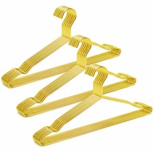 30 Pack 17" Shiny Gold Strong Metal Hanger, Heavy Duty Coat Hangers, Standard...