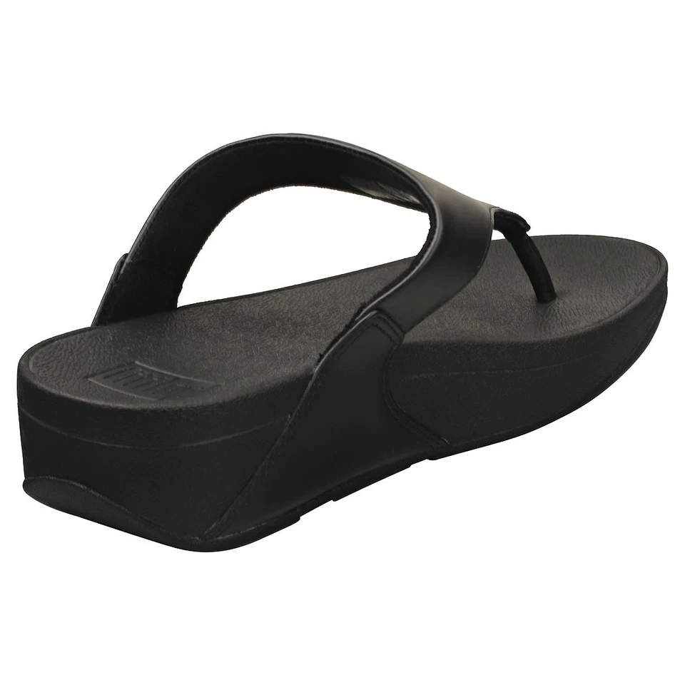 Sandalias Plana FitFlop Lulu Negro Mujer - Imagen 2 de 4