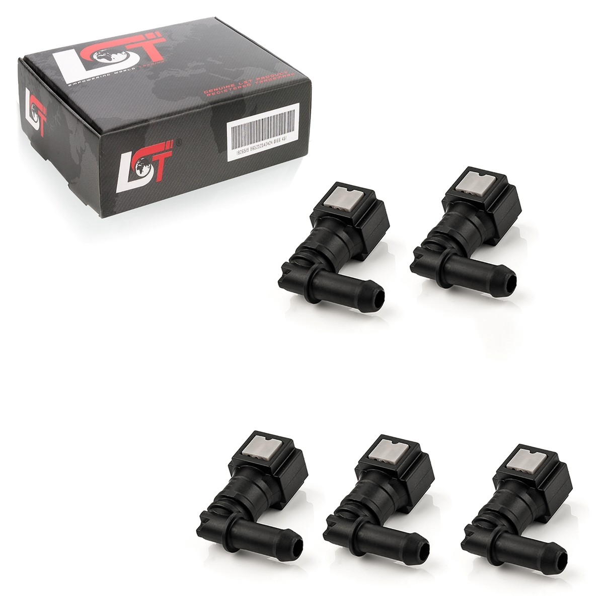 5X Quick Release Fuel Line Coupling L-Piece 6.3X8Mm For CHRYSLER