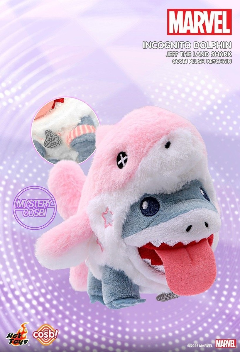 Hot Toys x Marvel PPLU108N Jeff the Land Shark Cosbi Plush