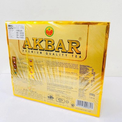 Akbar Gold In 100 Tea Bags 200g