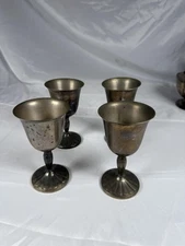 International Silver Co Silverplate Cordial Sherry Liqueur Goblets Set of 4