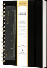 Dot Grid Spiral Notebook A5 Spiral Bullet Dotted Journal 160 Pages Thick Dot