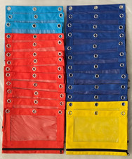 Lot of 25 Pencil Pouch Solid Polyester 3-Rings Binder Zip Case 10" x 7"
