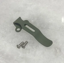 OD Green Steel Deep Carry Mini Pocket Clip For Cold Steel AD15 AD-15 Knife