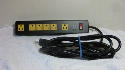 Heavy Duty  Litesun LTS-6WS-1~6 Power Outlets W/Surge Protector~12 Foot Cord~A1