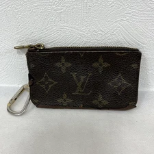 Louis Vuitton Monogram Pochette Cles Coin Case Genuine product  M62650 Used