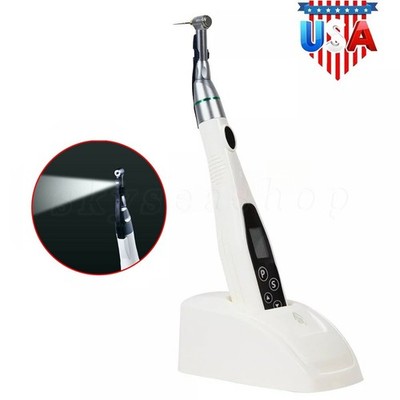 Dental Cordless LED Endo Motor Endodontic  USA 16:1 Contra Angle Handpiece