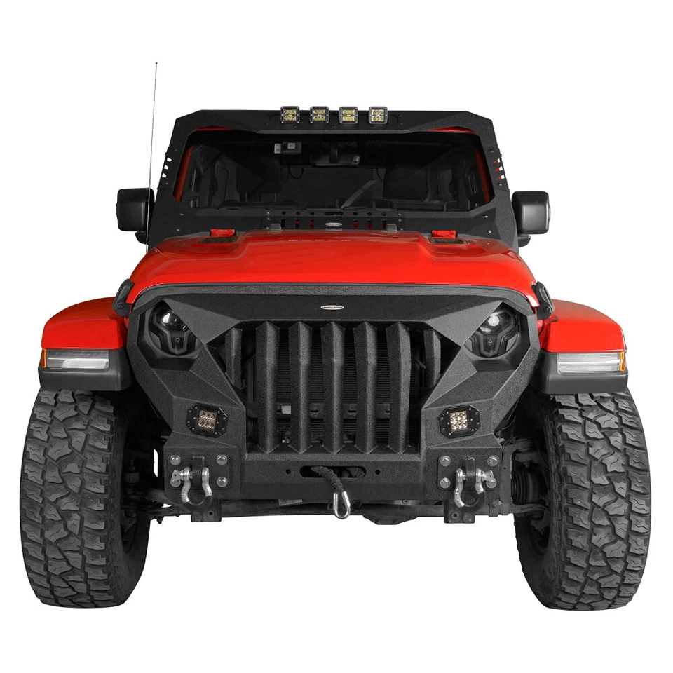 Hooke Road Madmax Front Grille Bumper or Rear Bumper for Jeep Gladiator JT 20-25 Foto 3 de 4