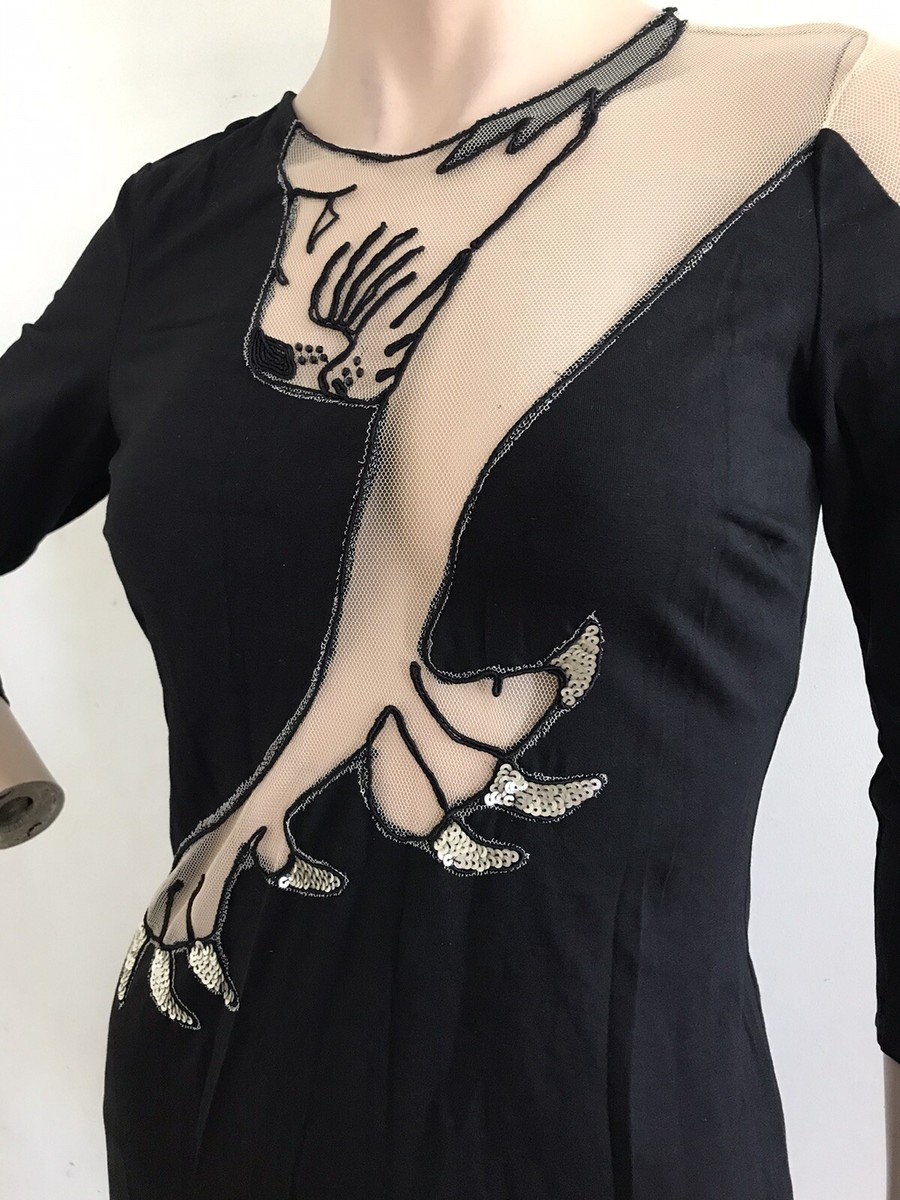 kate moss topshop panther dress
