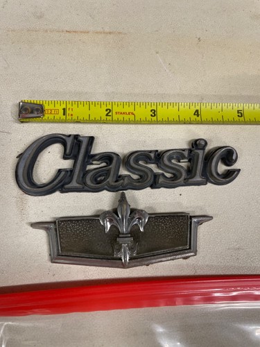 77 - 79 CHEVY Impala Caprice Classic Emblems - Lot of 2 - OEM - Picture 2 of 3