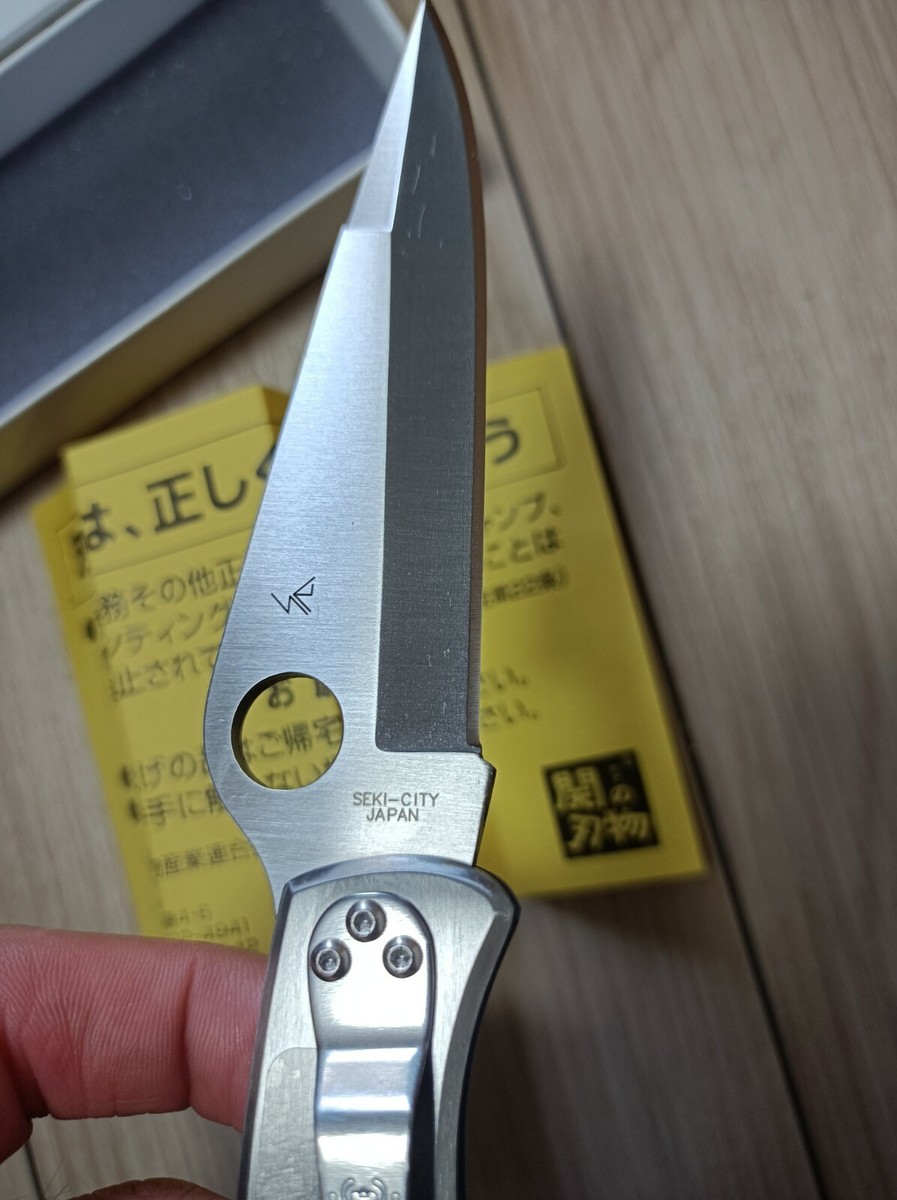 Japaneseversion】Spyderco Police Model Folding Knife Seki City 