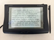 Vintage Rocket eBook by Nuvomedia Reader Tested Working NO CH@RGER - Please READ