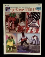 Vintage 1991 Wang's Block Dolls For Every Season Of The Year Craft Booklet Vol 3