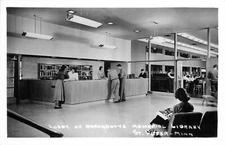 Lobby Bernadotte Memorial Library, St Peter, Minnesota Real Photo Postcard/RPPC