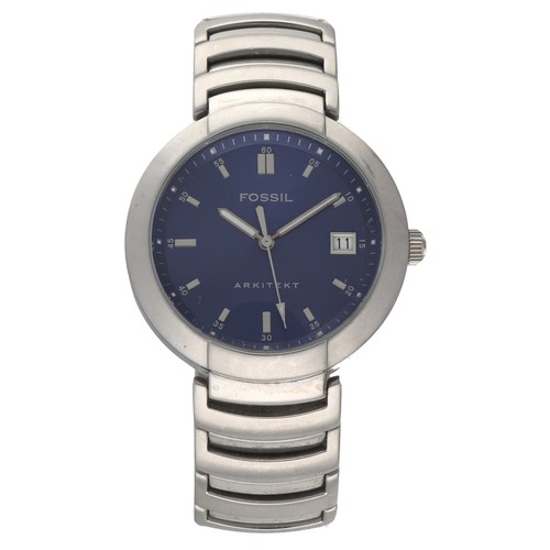 Fossil Arkitekt FS-2881 Blue Dial 