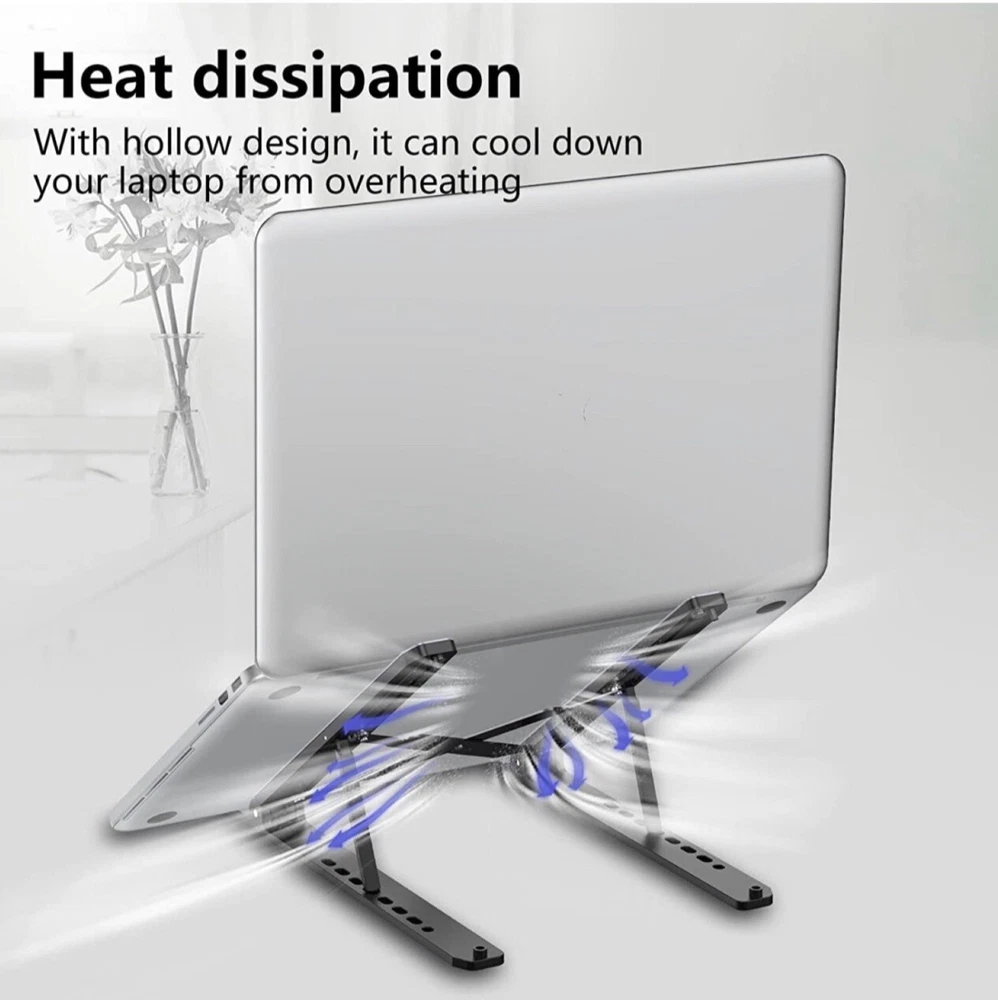 Laptop Stand for Desk, Adjustable Laptop Riser ABS