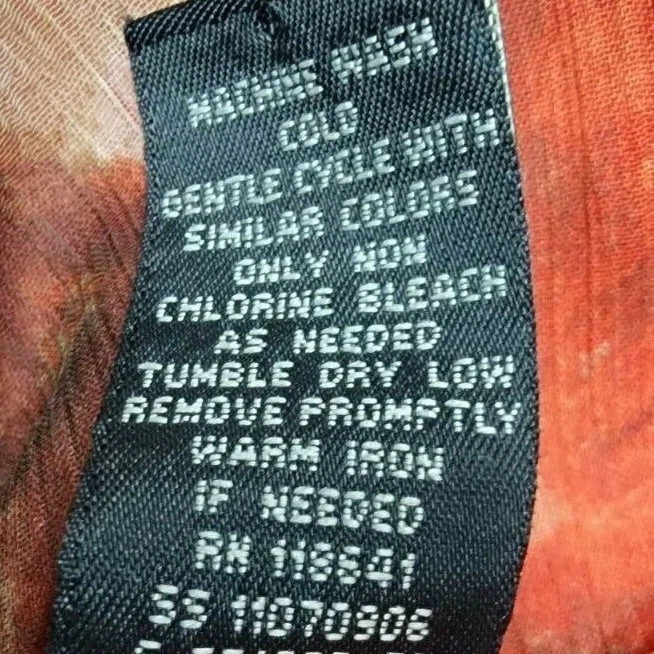 Lane Bryant Womens Skirt Size 22/24 22W/24W Red Orange Brown Floral - Image 3 of 4