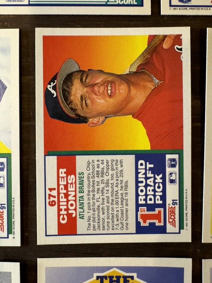 1991 Score Baseball Collector Set Factory Box Complete 900 Card Set NM