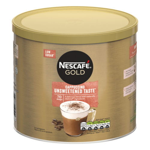 Nescafe Gold Unsweetened Cappuccino 1kg Tin