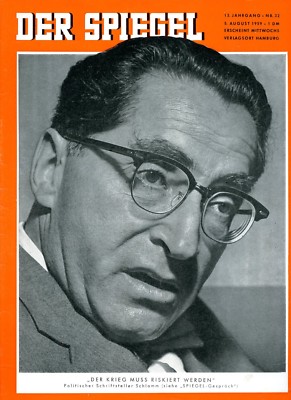 ''Der Spiegel'' Nr. 29_1959, Titelseite Schriftsteller William S. Schlamm uvm.