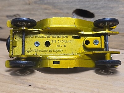 MATCHBOX Yesteryear #Y-6 Gold 1913 Cadillac Made In England By