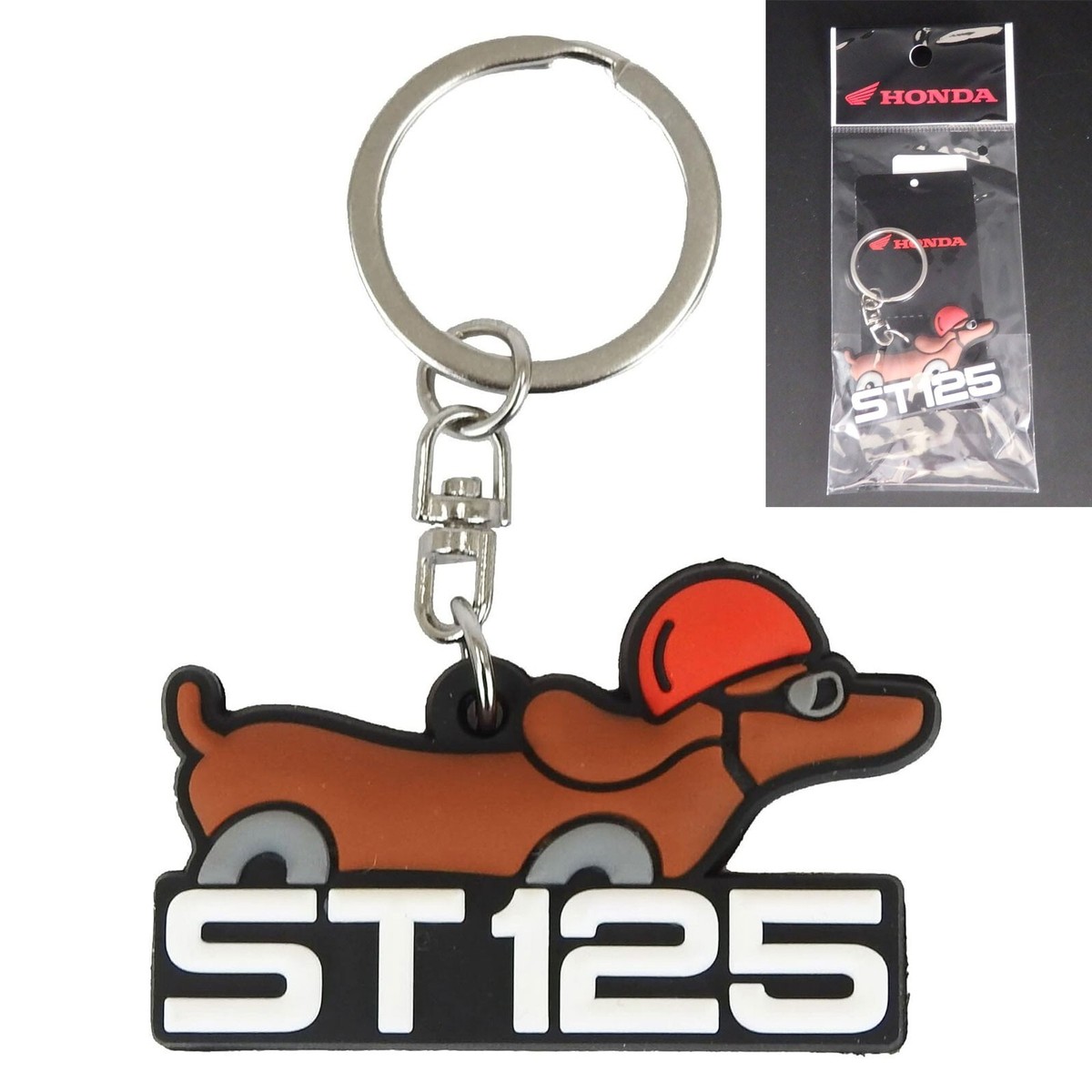 Genuine HONDA PVC Rubber Key Chain DAX 125 0SYEP-39B-GF | eBay