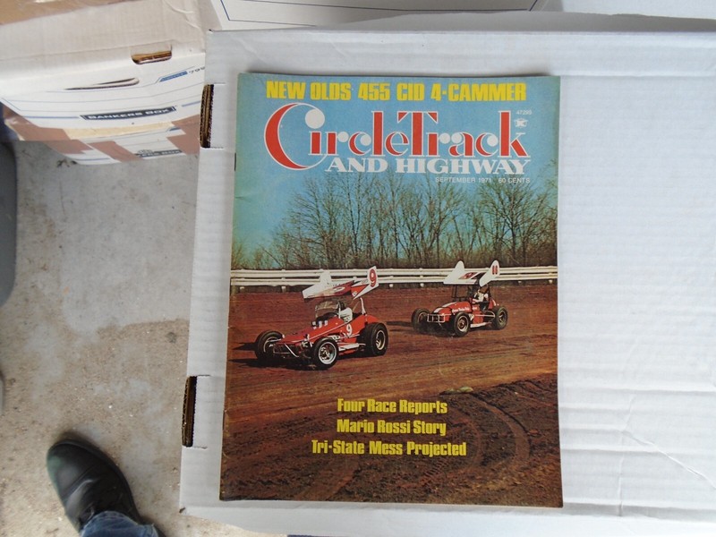 Circle Track and Highway September 1971 USAC Rafaela 300 Jimmy Carter NASCAR VTG