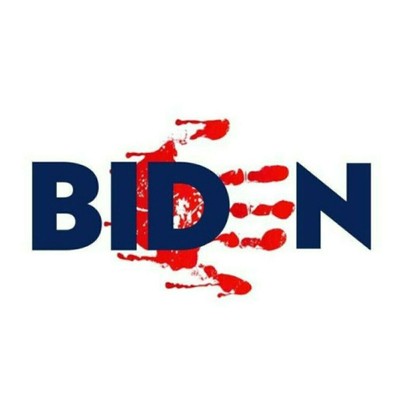Anti joe biden flag 3x5 blood on your hands Trump won