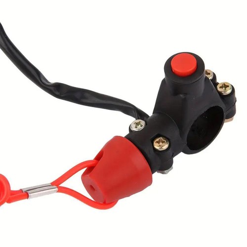 ATV/Motorcycle Emergency Stop Switch with Tether Lanyard >а кй Q0K1 X8N1 D1 Z7E9 - Picture 9 of 12
