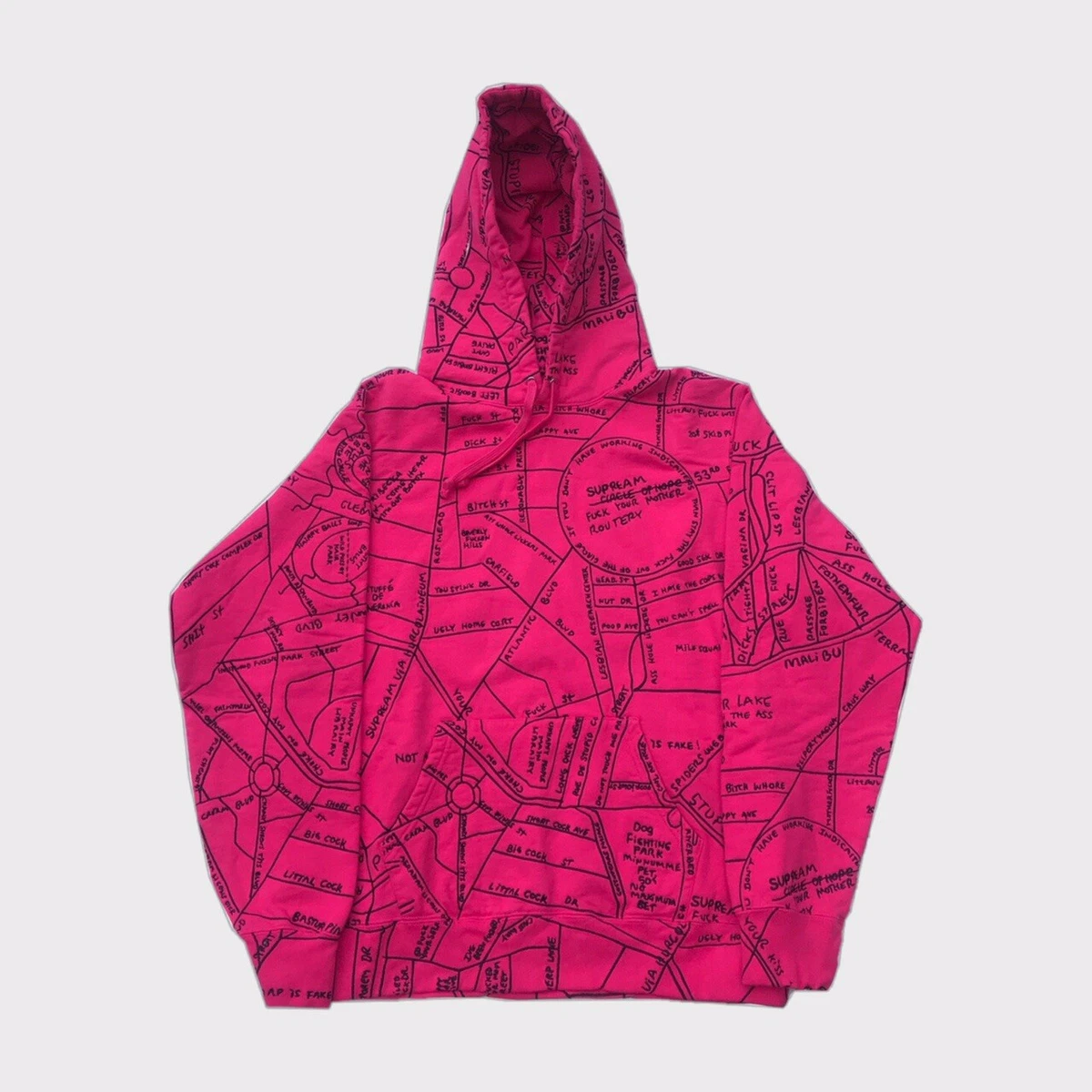 Supreme gonz sales map hoodie
