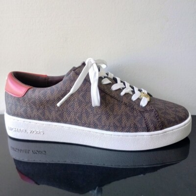 Brown Keaton Lace Up Michael Michael Kors Keaton Sneakers Brown