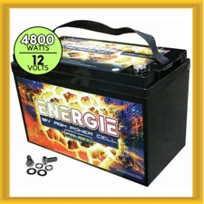 New Energie PR4800 4800 Watt 12 Volt 110Ah Automotive Vehicle Power Cell Battery
