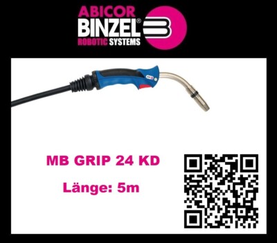 Abicor Binzel MB GRIP 24 KD KZ-2 # 012.0253 Draht Ø 0,8 - 1,2mm luftgekühlt 5,0m