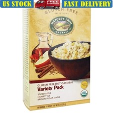 Organic Gluten Free Instant Oatmeal Variety Pack 8 Count Whole Grain Low Fat New
