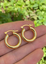 Small Hoop Earrings Jewelry Gifts Womens Girls 23x20 Classic Dainty Minimalist