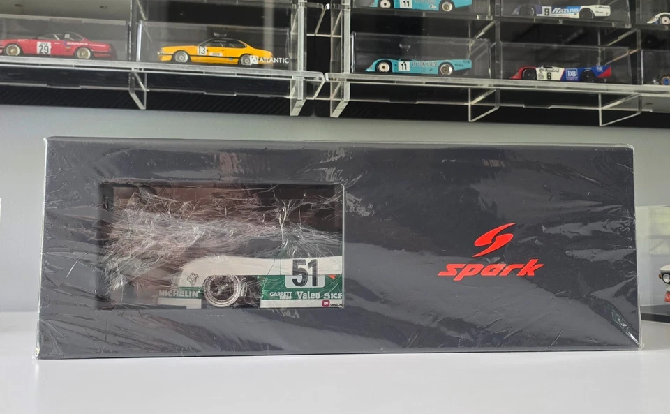 1/18 Spark 18S844 Secateva WM-Peugeot P88 24h Mans 1988 Dorchy Speed Record - Immagine 2 di 3