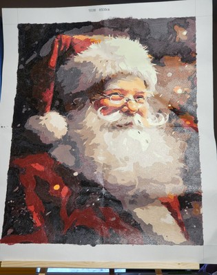 completed paint by numbers painting
