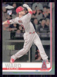 2019 Topps Chrome Baseball #78 Taylor Ward RC Los Angeles Angels