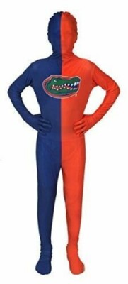 NCAA Florida Gator Child Medium 1pc Skin Suit Tailgate Morph Costume Full Body M