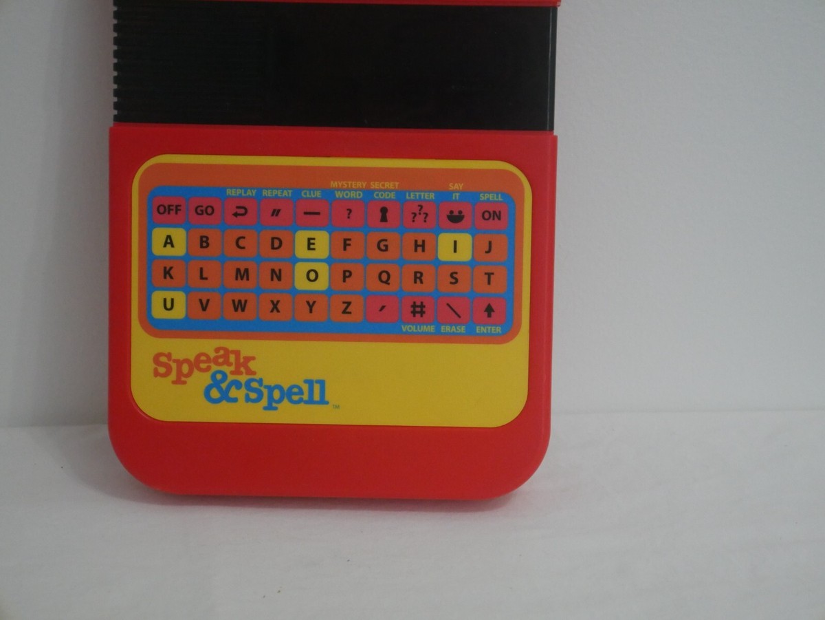 Speak&spellスピークスペル　テキサス　E.T ビンテージトイ Vintage 1984 Texas Instruments Speak & Spell Complete With