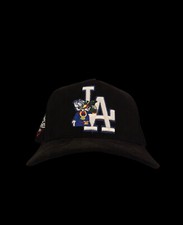 Los Angeles LA Classic Snapback Cap Hat Adjustable Black